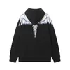 MB Colorful Feather Phantom Wings Sweatshirt Marcelo Fashion Brand Lightning Blade Couple Hoodie