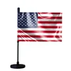 American US Car Flag USA Auto Flag with Magnetic Base and Flexible FlagPole Decoration for Car Hood