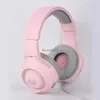 Handy-Kopfhörer ANIVIA A11 Rosa Gaming-Headset-Kopfhörer für Mädchen YQ231120