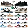 big size 12 low basketball shoes 1 for men women 1s trainers sail rattan pinksicle black toe bred unc starfish court purple black phantom mohcas sneakers