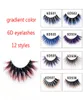 12 style 6d Mink Hair gradient color Fake Eyelash Thick mink false eyelashes natural Extension fake Eyelashes1368502