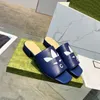 Designer Slipper Luxe Slides Merk Sandalen Vrouw Slide Mannen Slippers Platte bodem Flip Flop Design Sneakers Lederen Sandaal door 1978 S302 02