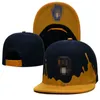 BREWERS- BASEBALL CAPS GORRAS CAP MEN Märker kvinnor Ben diamant snapback hattar för vuxna