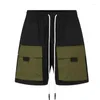 Shorts pour hommes 2023 été Cargo hommes décontracté poches amples mode pantalons courts Polyester séchage rapide respirant homme