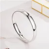 Bangle 25 Sterling Sier Italiaanse handgemaakte armband -7/8Mm Glanzend voor vrouwen Minimalistische originele Bangle Drop Delivery Sieraden Armbanden Otjzi