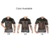 Heren T-shirts Heren Mesh See Through Blouse T-shirt Kostuum Visnet Spier Tops Tee Korte mouw Club Wear Transparante Sexy Top