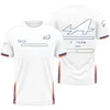 F1 Racing T-shirt Summer Men and Women's Short Sleeve Shirt Samma stil anpassad