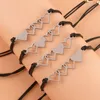 Charm Bracelets Cross-border Sisters Card Bracelet Creative Stainless Steels Heart-shaped Braided