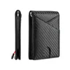 Wallets Carbon Fiber Men Money Bag Slim Thin Card Man Wallet Luxury Male Small Short Purse Bi-Fold Vallet Billfold