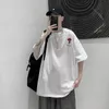 Heren t shirts privathinker rose gedrukte zomer t -shirts streetwear heren oversized t -shirt 2023 Harajuku man casual short mouw tees tops 230419
