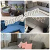 Sandalye kapakları jakard kanepe koltuk yastık kapağı modern kaymaz mobilya koruyucusu köşe kanepesi oturma odası moda 1/2/3/4 Seater