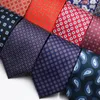 Båge slipsar graciöst polyester slipsar blå paisley för bröllopsfest daglig skjorta kostym cravat tillbehör dekoration gåvor