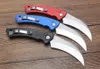 1Pcs High Quality 132 MT Auto Tactical Karambit Claw Knife D2 Satin Blade Blade CNC 6061-T6 Aluminum Handle With Retail Box
