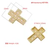 Breloques ZHUKOU croix pour la fabrication de bijoux pendentif en zircone cubique bricolage colliers faits à la main pendentifs accessoires en gros VD1403