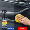 Restauração de plástico de carro Agente de revestimento automático Reparo de borracha de borracha de plástico limpa Refresh Restauração Agente Black Shine Seal Blelen Blelen