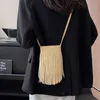 Evening Bags Foufurieux Bohemian Bag Fringe Tassel Bags Women's Handbags Frosted Leather Purse Vintage Women Shoulder Crossbody Messenger Bag J230419