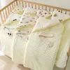 Couvertures bébé Swaddles couverture à capuche pour garçons filles confortable automne hiver poussette couverture tout-petits literie berceau enveloppement