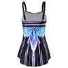 Women's Swimwear Swimsuit Tankini Women Plus Size Two Pieces With Shorts Set Ladies Big Bathing Suit Swim Dress Beach WearWomen's