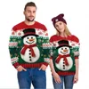 Heren Truien Heren Dames Lelijke Kerstboom 3D Gedrukt Rode Kerst Truien Tops Kleding Koppels Feest Festival Sweatshirts 231120