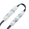 Import Chip RGB SMD 5050 3 LED Ultrasonic Injection Lens LED Module 12V Waterproof IP68 LED String Fita Rope Tape202N