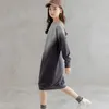 ガールドレス2023ファッションネクタイ染料女の子ドレスキッズ服