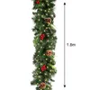 Fiori decorativi Ghirlande natalizie Decorazioni Realistico caminetto per interni in pino pieno e lussureggiante SP99