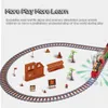 Electric/RC Track Electric Train Set Assemble Railway Tracks Toys Train Train Birthday Presents Toys For Kids Birthday Party Presents Christmas Presents 230420