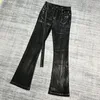 Herren Jeans Slim Fit Beschichtet Micro-Flared Für Männer Und Frauen Straße Hip Hop Gerade Hohe Taille Harajuku Stil Casual Hosen