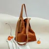 Bucket Bag Song Monts Suede Ear Tote Bag Designer S Lazy Commuter Stor kapacitet One Shoulder Crossbody For Women 230419