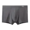 Calzoncillos para hombre Modal Calzoncillos boxer amigables con la piel Jacquard Troncos cómodos Ropa interior Bolsa abultada Pantalones cortos suaves Traje de baño elástico