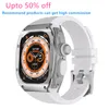 Voor Apple Horloge iWatch Ultra 1 2 Serie 9 49mm Scherm silicagel Mode Horloge Case Multifunctionele Smart Horloges beschermhoes