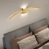 Wandlampen Minimalistische striplamp LED Modern zwart wit goud achtergrond decoratief licht voor woonkamer slaapkamer huisverlichting armatuur