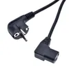 1,5M 3 PIN -PIN EU AU PLUCK COMPUTER C13 90 градусов угловой адаптер AC AC Power Adapter Adapter для принтера Netbook ноутбуки игроки игроки камеры Европа