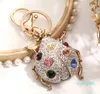 Creative Rhinestone Insect Alloy Cartoon Keychain Pendant Diamond Set Bag