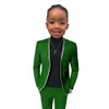 Suits Boys Suit Jacket Pants 2 Pieces Wedding Blazer Set Slim Fit Custom 2 16 Years Old Clothes for Child Tuxedo Kids Fashion 231118