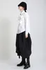 Bluzki damskie Long Rleeve Łowność Lapowa splicowana szczupła biała koszula dla kobiet wiosna jesienna streetwear elegancki francuski styl swobodny bluzka 1943