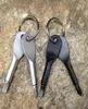 Multifunctionele Pocket Tool-sleutelhanger Outdoor EDC-uitrusting Sleutelhangers met gleufkop Kruiskop Mini-schroevendraaierset Sleutelringen5268876