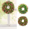 Fleurs décoratives 45 cm guirlandes pendentifs muraux porte artificielle pendaison guirlande goutte ornements cadeaux de vacances décor à la maison pour intérieur extérieur