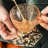 Masa Paspasları INS Altın ve Gümüş Folyo Çay Akrilik Avrupa Amerikan Yaratıcı Potholder Kahve Kupası Mat