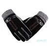 Mens Designer Thermal Gloves Summer Winter Five Fingers Gloves Finger Protected Warm Keeping Fleece Thick Breathable Gloves