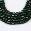 Chains 3A Grade Pistachio Green 9-11mm Edison Round Shape Freshwater Pearl Strand