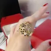 Panthere GRANDE da donna Anello testa di leopardo da uomo designer per donna smeraldo diamante moda lusso stile classico regalo per la fidanzata con scatola 028