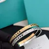 18K Gold Plated Bangle Charm Designer Brand Jewelry Boutique Christmas Gifts Bangle 925 Silver Luxury Style Womens Bracelet Birthday Party Bracelet