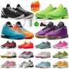 Kobes Mamba basketskor LeBrons 20 xx Kobes 6 Protro Mambacita Bruce Grinch All Star Laser Blue Pink Diamond Christmas Mens Womens Sports Trainers Sneakers 40-46