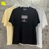 メンズTシャツクラシックボックスピンクトリートプリントKI Tシャツメン女性トップクオスブラーアプリコットホワイトキーティートーティーショートスリーブ