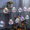 Lampada da parete Wishing Ball Stars Decor Fai da te Pupazzo di neve Luce 2023 Luminosità Luci natalizie Ghirlanda Natale Giardino Cortile