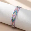 Braccialetti con ciondoli ZHONGVI Miyuki Seme Bracciale con perline Catena di corda regolabile Semplice per donne Ragazze Gioielli di moda Regalo fatto a mano