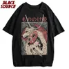 Men's T Shirts Princess Mononoke Hime T Shirt Anime Studio Ghibli Cotton Clothing Casual Short Sleeve Tees Gift Idea T Shirt 230419