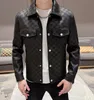 designer jacket men long sleeve luxury plaid Suede jackets winter mens coat