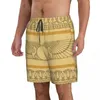 Shorts masculinos Mens Swimwear Nadar Tronco Curto Lótus Egípcio Beach Board Natação Surfing